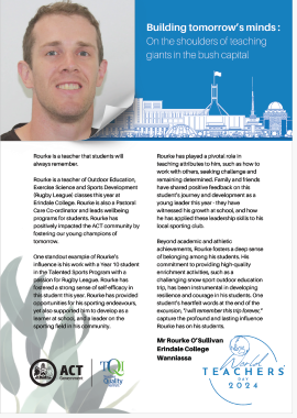 Rourke O'Sullivan - Erindale College