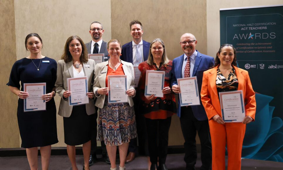 New ACT HALT Assessors receiving their Certificates New ACT HALT Assessors receiving their Certificates