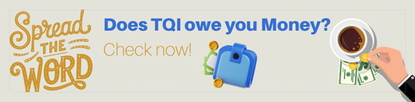 Does TQI owe you money?